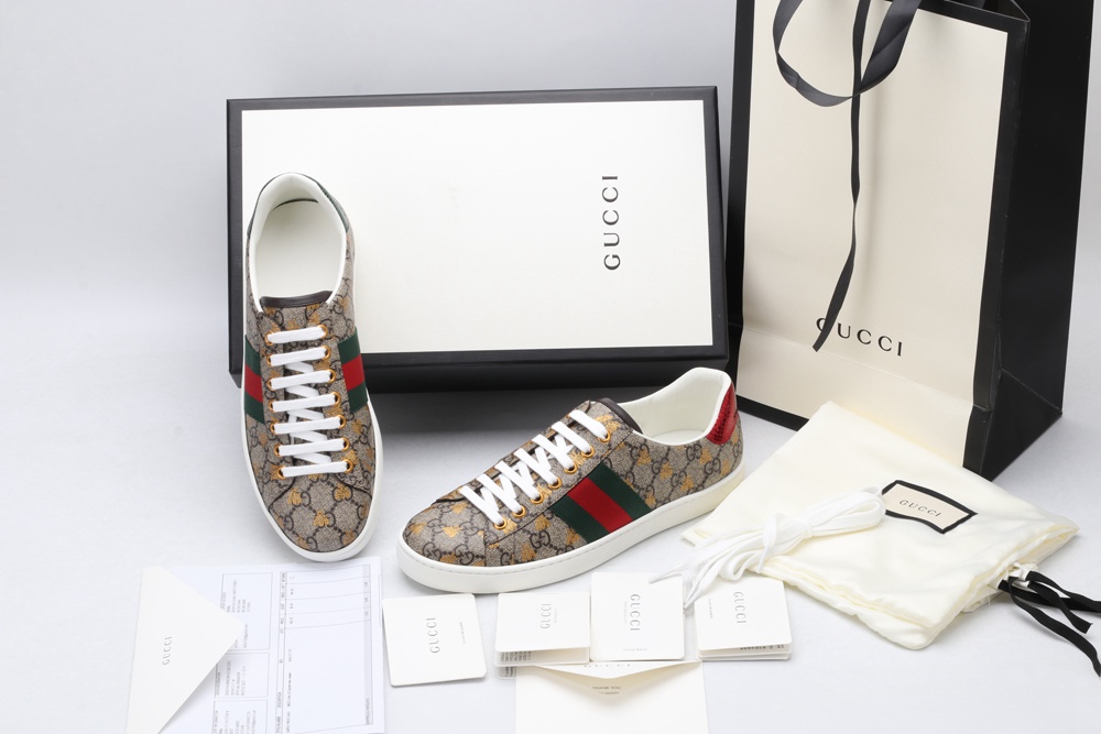 women s ace gg S*p*e sneaker with bees